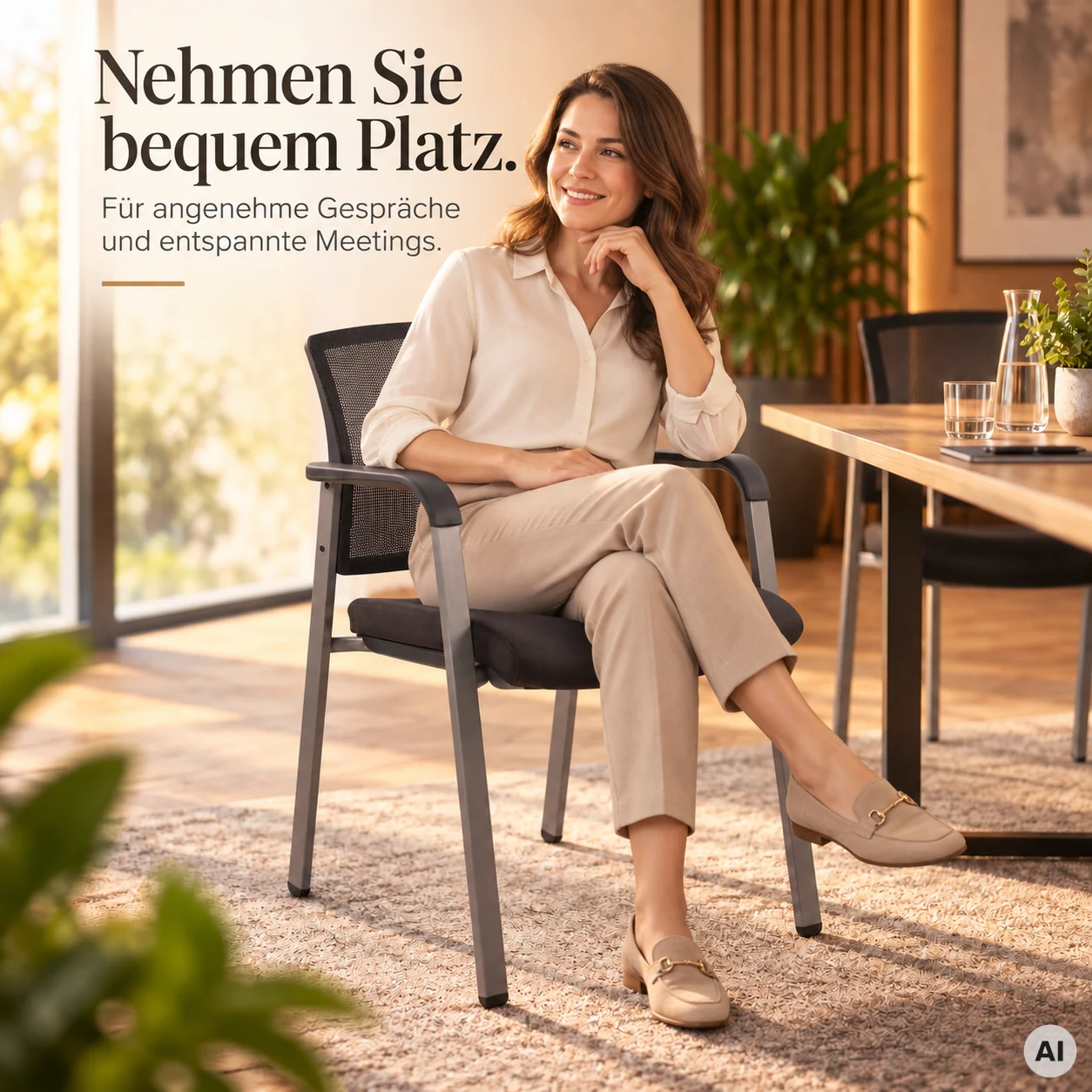 Ergo Studio Meeting 2 - Bequemer Besucherstuhl